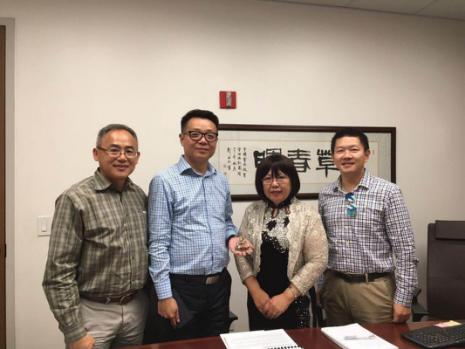 Mr. Wang Shu paid a visit to America