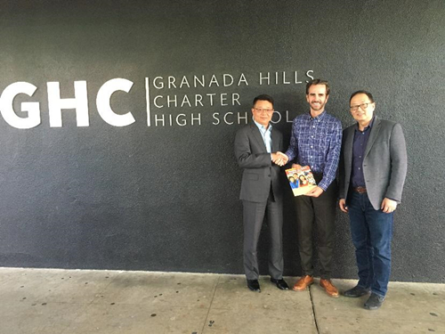 Cogdel Education Group signed a cooperation agreement with Granada Hills Charter High School